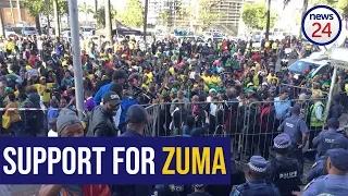 WATCH: Zuma supporters slam 'politically motivated' trial