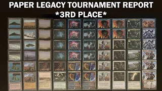 PAPER LEGACY Tournament Report. 3rd place at Buffalo Chicken with 4-Color "Hot Bant" Control MTG