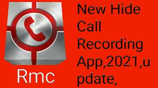 #rmc hide call recording app, part,1