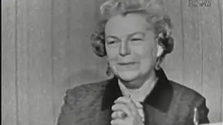 What's My Line? - Gracie Fields; Martin Gabel & Dana Wynter [panel] (Apr 27, 1958)