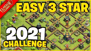 How to 3 Star 10 Years Clash Of Clans Challenge | Easily 3 Star 2021 Challenge Clash Of Clans