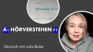 🤓 А1 Hörverstehen #1 | Deutsch mit Julia Bobe