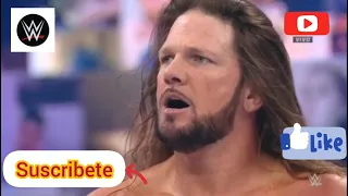 Ivar vs Aj Styles WWE RAW Español 12/7/2021