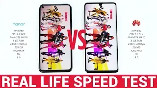 Honor 20 Pro vs Huawei P30 Pro - Real Life Speed Test! [Big Difference?]