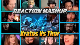 Kratos Vs Thor Fight God Of War Ragnarok Reaction Mashup