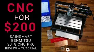CNC router for $200 - Sainsmart Genmitsu 3018 Pro review and tutorial