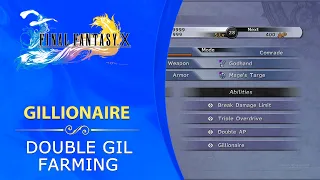 Final Fantasy X HD Remaster - Fastest Way to Get Gil (Gillionaire Trick)