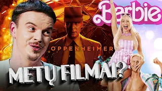 METŲ FILMAI: BARBIE vs OPPENHEIMER | Barbenheimer | Tu man nieko neprimeni | Kavtaradzė | Yesterday