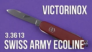 Распаковка Victorinox Swiss Army Knife Ecoline 3.3613