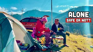 Vlog 218 | ALONE COUPLE CAMPING IN J&K. CAR CAMPING IN CHINTA VALLEY.
