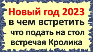 Новый год 2023, в чем встретить, что подать на стол, встречая Кролика