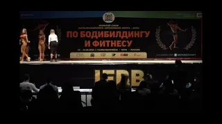 Чемпионка Хмао Югры по бодибилдингу , категория фитнес бикини до 163 см - Адян Анжела (номер 10)