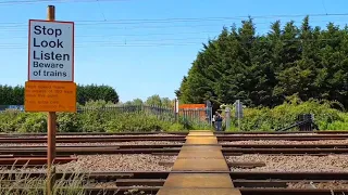 Footpath Crossing on High Speed Mainline at Smarts (Footpath) Level Crossing, Bedfordshire