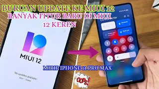 🔴update miui 12 Di redmi note 9 !!! work Banyak fitur terbaru , mantab mirip iPhone 11 max pro