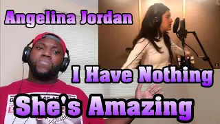 First Time Listening To Angelina Jordan | Whitney Houston Tribute | I Have Nothing | Reaction