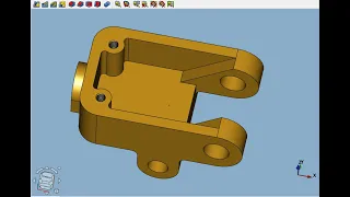 FreeCAD Часть 99. Пример создания модели.