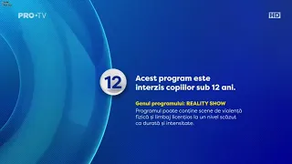 PRO TV ident nou marcaj 12 Reality Show 2023-prezent