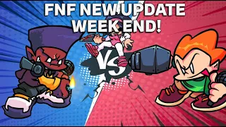 [FNF UPDATE Versão 8] WEEK END (Hard,Cutscene & Download (original))