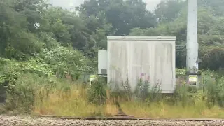 passing Reedham station and Swing Bridge