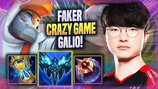 FAKER CRAZY GAME WITH GALIO! - T1 Faker Plays Galio MID vs Zoe! | Season 2022