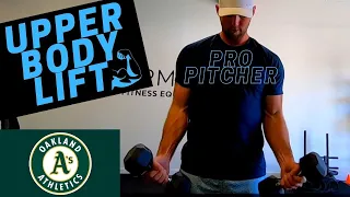 UPPER BODY WORKOUT / OAKLAND A's PITCHER / AARON BROWN