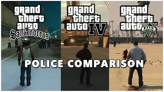 GTA SA vs GTA IV vs GTA V: Police Comparison