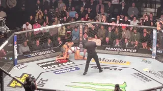 UFC 269 Amanda Nunes vs Julianna Peña round 1