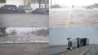 Storm Surge Overtakes Parts Of Cape Coral, FL - 9/28/2022