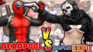 Deadpool vs Cosplay Expo 2023