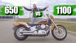 Yamaha DragStar 650 vs 1100: Стоит ли переплачивать?