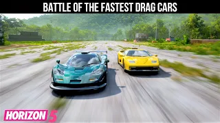 Forza Horizon 5 - Battle Of the Fastest Drag cars || Diablo GTR vs F1 GT ||