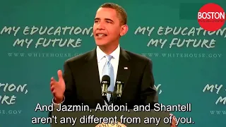 President Obama Makes Historic Speech to Americas Students    English subtitles 720p