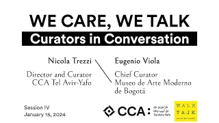 Conversation | We Care, We Talk: Eugenio Viola