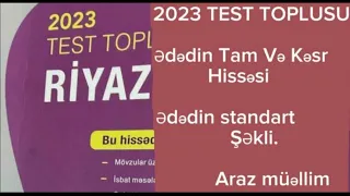 Ədədin Tam və Kəsr Hissəsi.Ədədin Standart Şəkli.#math #riyaz #buraxilisimtahani