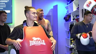 Salt Papi vs Heavy Bag (Vlog No. 4 with Jarvis, Frazier & World Strongest Man)