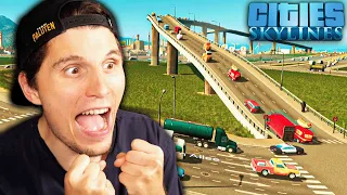 Ich baue eine XXL BRÜCKE | Cities: Skylines