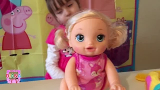 ♥ Кукла BABY ALIVE Беби Элайв Распаковка Куклы Baby Alive Doll unboxing Видео для ДЕТЕЙ