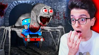 REAGIAMO AI VIDEO VIRALI E PAUROSI SUL TRENINO THOMAS!! *MALEDETTO*