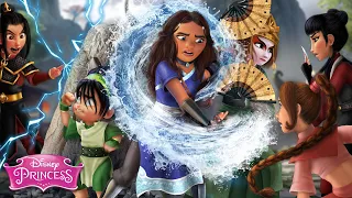 Disney Princesses in Avatar The Last Airbender 🌊🔥 Katara VS Azula and her gang | Alice Edit!