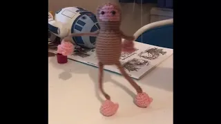 Crochet marionette puppet