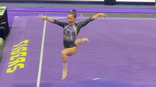 Aleah Finnegan scores PERFECT 10 on Floor for LSU vs Auburn - February 2024