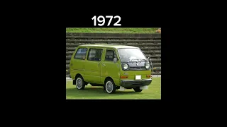 Evolution Of Daihatsu Hijet (1960-2024) #evolution #daihatsu #hijet #daihatsuhijet #van #shorts