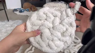 How to: Hand knit a Circle Rug