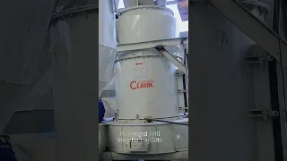 Raymond Mill Installation Site Clirik 80-325 Mesh Fine Stone Powder Roller Grinding Mill Machine