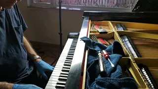 #329 Restoring An Old Steinway Piano- Tuning