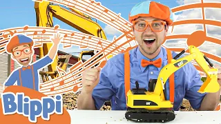 I'm An Excavator | Blippi Digger Song | Educational Songs For Kids