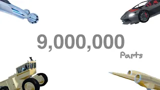 Car crushers 2 | 9 million parts