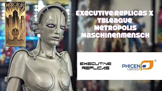 Executive Replicas X TBLeague 1/6 scale Metropolis Maschinenmensch Metal Maria Robot review unboxing