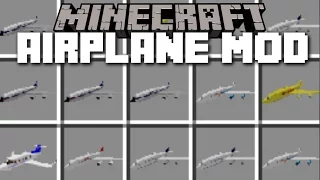 Minecraft AIRPLANE MOD / BOEING 707 PLANE CRASH!!