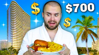 $700 Day At The Ritz-Carlton Hotel! 5-STAR Room Service for 24 HOURS Review!